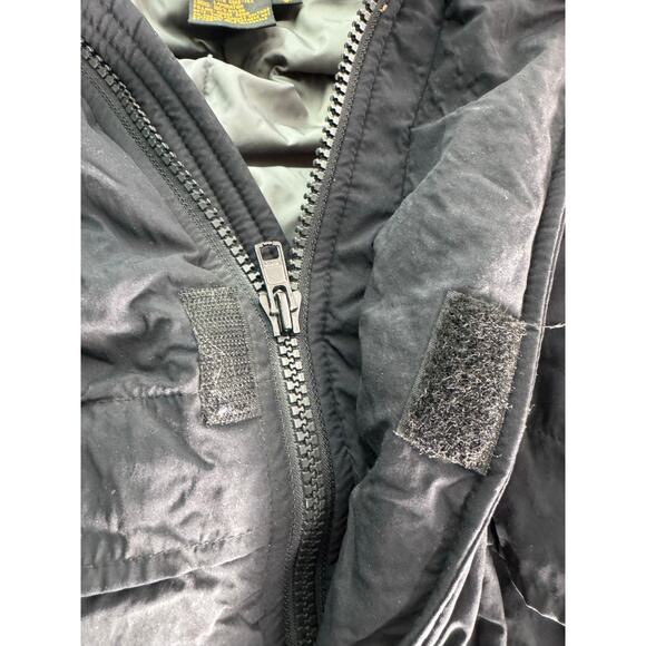 VTG 1980s Eddie Bauer Goose Down Puffer Jacket Parka Lg Gore-Tex Belted No Hood - Picture 8 of 15